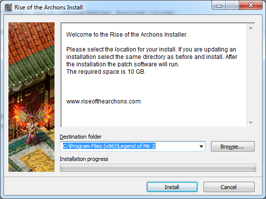 Rise of the Archons Install